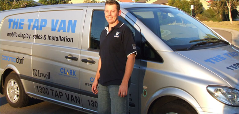 The Tap Van : Mobile Plumber : Tapware Display